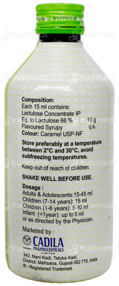 Cadilose Lemon Flavour Sugar Free Solution 250Ml